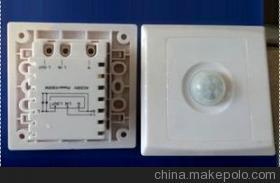 【高品质大功率人体红外线热释感应开关暗装】价格,厂家,图片,感应开关,深圳市万灵机电-